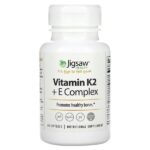 Комплекс витаминов K2 + E, 60 мягких таблеток — Jigsaw Health