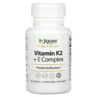 Комплекс витаминов K2 + E, 60 мягких таблеток — Jigsaw Health