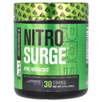 Nitro Surge, перед тренировкой, со вкусом винограда, 249 г (8,78 унции) — Jacked Factory