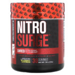 Nitro Surge, термогенный измельченный перед тренировкой, черничный лимонад, 216 г (7,61 унции) — Jacked Factory