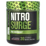 Nitro Surge™, перед тренировкой, арбуз, 240 г (8,46 унции) — Jacked Factory