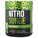 Nitro Surge™, предтренировочный комплекс, со вкусом кислого персика, 261 г (9,2 унции) — Jacked Factory