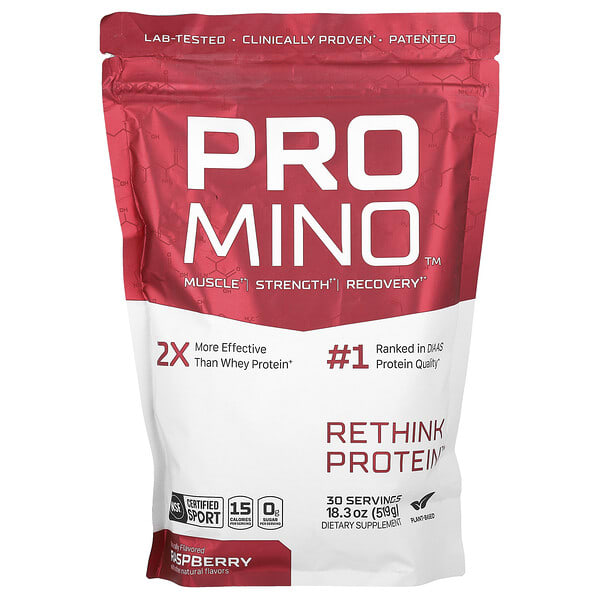 jkt95701_v_6.jpg Promino, Rethink Protein™, малина, 519 г (18,3 унции)