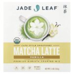 Jade Leaf Matcha, матча латте, ваниль, 100 г (3,5 унции)