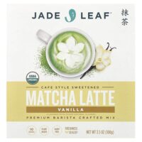 Jade Leaf Matcha, матча латте, ваниль, 100 г (3,5 унции)