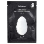 Water Luminous Silky Cocoon Beauty Mask Plus, черная, 1 шт., 35 мл (1,18 унции) — JM Solution