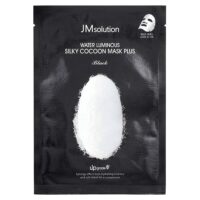 Water Luminous Silky Cocoon Beauty Mask Plus, черная, 1 шт., 35 мл (1,18 унции) — JM Solution