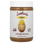 Миндальная паста с медом, 454 г (16 унций) — Justin's Nut Butter