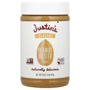 Классическое арахисовое масло, 16 унций (454 г) — Justin's Nut Butter