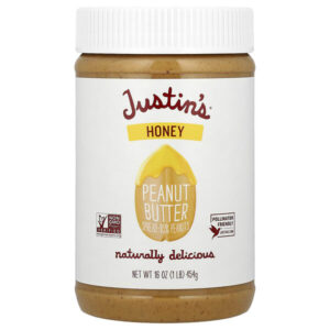 Арахисовое масло с медом, 16 унций (454 г) — Justin's Nut Butter