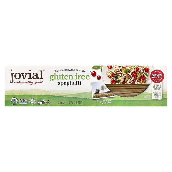jov01120_v_64.jpg Паста спагетти из коричневого риса, 340 г (12 унций) — Jovial
