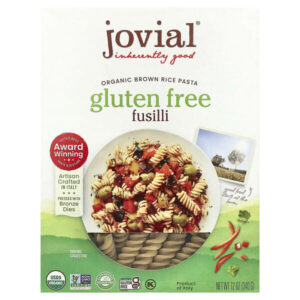 Макароны фузилли из 100% органического бурого риса, 12 унц. (340 г) — Jovial