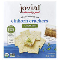 Органические крекеры на закваске, с розмарином, 128 г (4,5 унции) — Jovial