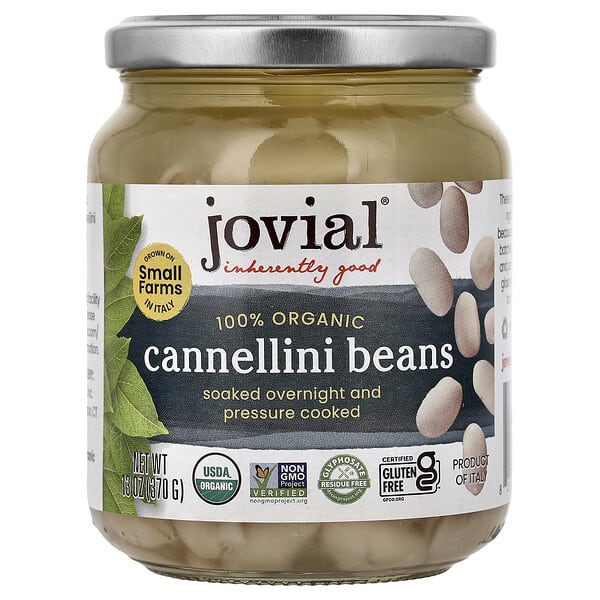 jov01310_v_8.jpg 100% органическая фасоль каннеллини, 370 г (13 унций) — Jovial