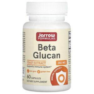 бета-глюкан, 250 мг, 60 капсул — Jarrow Formulas