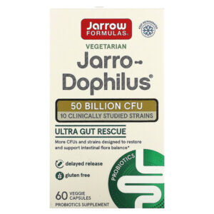 Jarro-Dophilus®, 50 млрд КОЕ, 60 растительных капсул — Jarrow Formulas