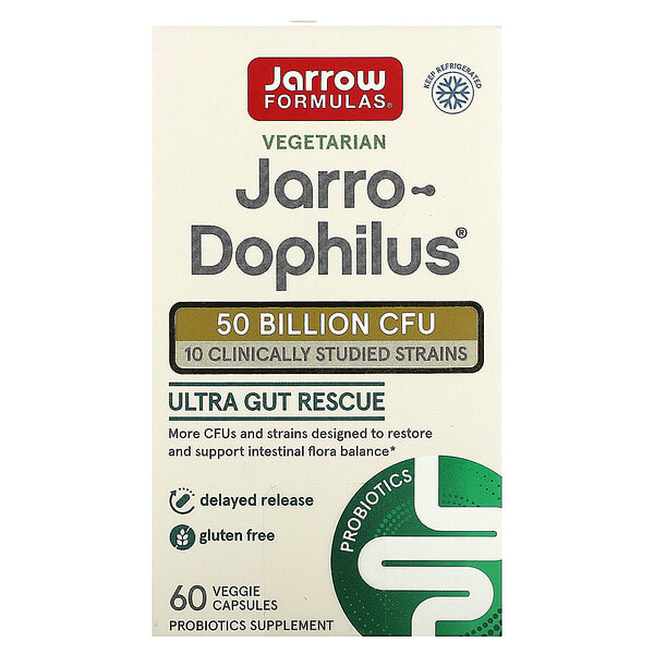 jrw03026_v_127.jpg Jarro-Dophilus®, 50 млрд КОЕ, 60 растительных капсул — Jarrow Formulas