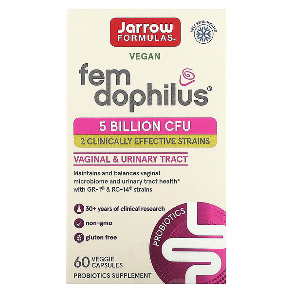 jrw03030_v_81.jpg Fem Dophilus, 5 млрд КОЕ, 60 растительных капсул — Jarrow Formulas