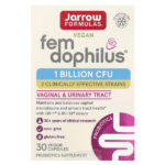 Vegan Fem Dophilus®, 1 млрд КОЕ, 30 растительных капсул — Jarrow Formulas