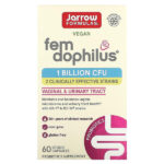 Fem Dophilus, веганские пробиотики для женщин, 1 млрд КОЕ, 60 растительных капсул — Jarrow Formulas