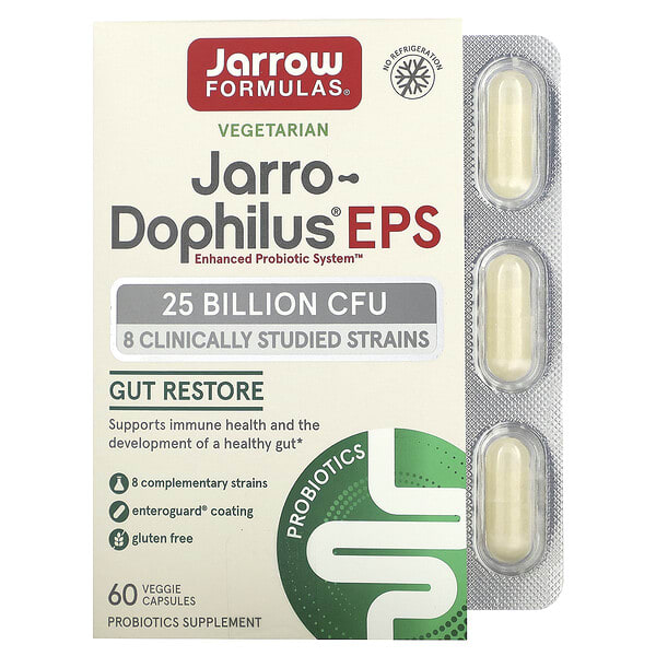 jrw03043_v_78.jpg Jarro-Dophilus® EPS, 25 млрд КОЕ, 60 растительных капсул — Jarrow Formulas