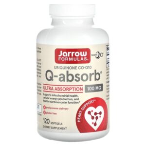 Q-absorb Co-Q10, 100 мг, 120 капсул — Jarrow Formulas