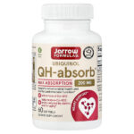 Убихинол, QH-Absorb, 200 мг, 60 мягких таблеток — Jarrow Formulas