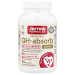 QH-Absorb®, убихинол, максимальное усвоение, 200 мг, 90 капсул — Jarrow Formulas