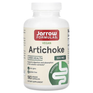 артишок, 500 мг, 180 растительных капсул — Jarrow Formulas