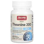 Теанин 200, 200 мг, 60 вегетарианских капсул — Jarrow Formulas