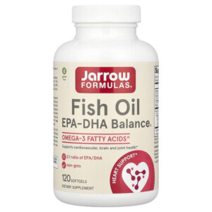 EPA-DHA Balance®, рыбий жир с ЭПК и ДГК,120 капсул — Jarrow Formulas