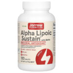 Alpha Lipoic Sustain, альфа-липоевая кислота с биотином, 300 мг, 120 таблеток — Jarrow Formulas