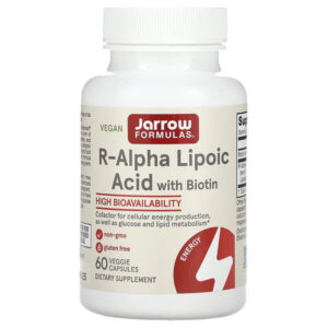 R-альфа-липоевая кислота Best, 100 мг, 60 растительных капсул — Jarrow Formulas