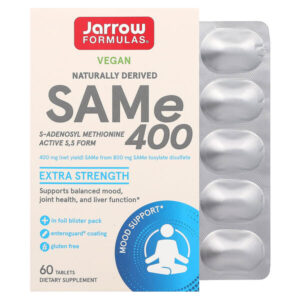SAMe 400, 400 мг, 60 таблеток — Jarrow Formulas