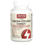 Arginine-Citrulline Sustain, аргинин и цитруллин, 120 таблеток — Jarrow Formulas