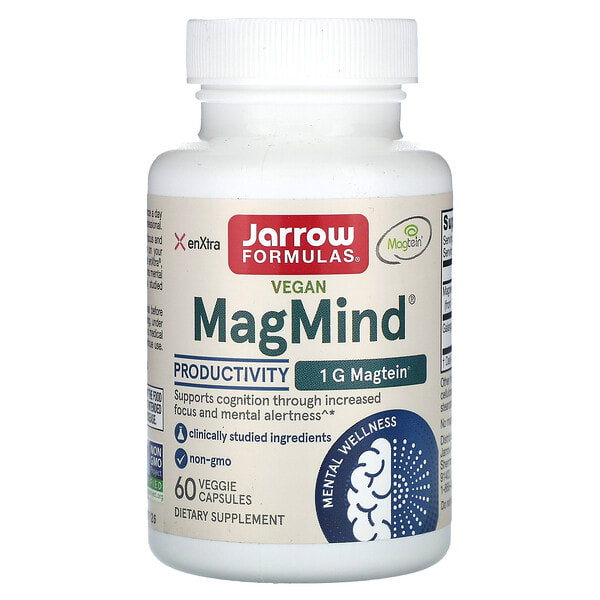 jrw29102_v_8.jpg Vegan MagMind, для продуктивности, 60 растительных капсул — Jarrow Formulas