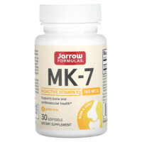 MK-7, 180 мкг, 30 мягких таблеток — Jarrow Formulas