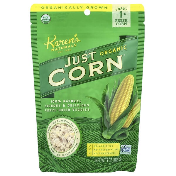 jte25001_v_16.jpg Organic Just Corn®, 84 г (3 унции) — Karen's Naturals
