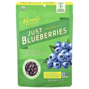 Organic Just Blueberries®, 51,1 г (1,8 унции) — Karen's Naturals
