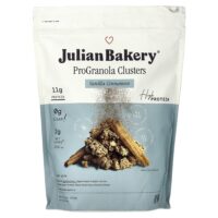 Pro Granola Clusters, со вкусом ванили и корицы, 553 г (19,5 унции) — Julian Bakery