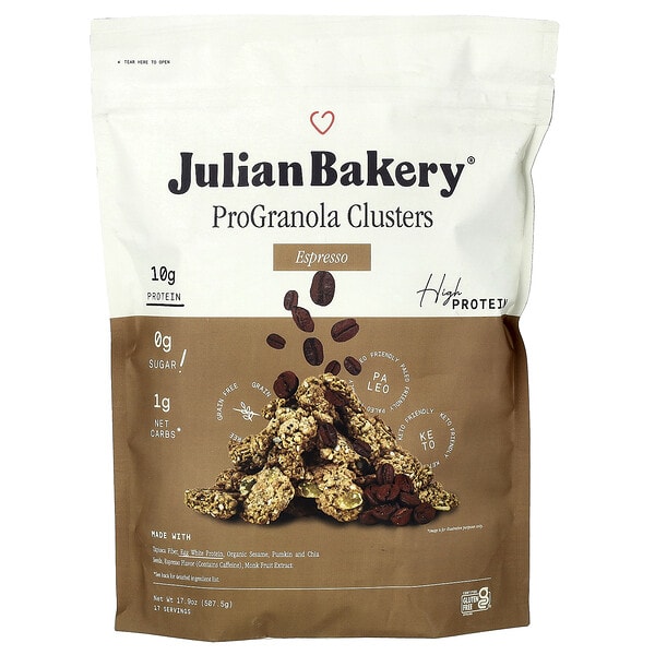 jub00508_v_16.jpg ProGranola, со вкусом эспрессо, 507,5 г (17,9 унции) — Julian Bakery