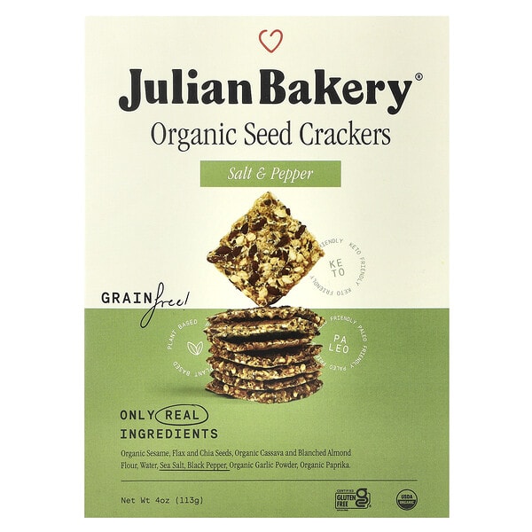 jub00752_v_34.jpg Органические крекеры, соль и перец, 113 г (4 унции) — Julian Bakery
