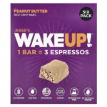 Rice Crisp Bars, арахисовая паста, 6 пакетиков по 32 г (1,13 унции) — Jesse's WAKEUP!