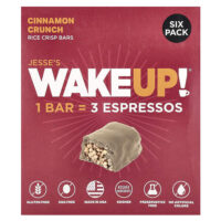 Rice Crisp Bars, хрустящие батончики с корицей, 6 батончиков, 32 г (1,13 унции) каждый — Jesse's WAKEUP!