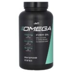 Рыбий жир с омега, 120 капсул (1300 мг в каждой капсуле) — JYM Supplement Science