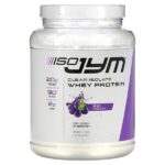 Clear Isolate Whey Protein, виноград, 1,1 фунта (18,3 унции) — JYM Supplement Science
