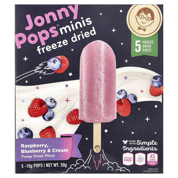 jyp05183_v_18.jpg JonnyPops, сублимированные мини-печенья, малина, голубика и сливки, 5 леденцов по 10 г