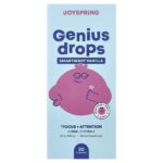 Genius, капли, для концентрации и внимания, со вкусом ягод и ванили, 30 мл (1 жидк. унция) — JoySpring