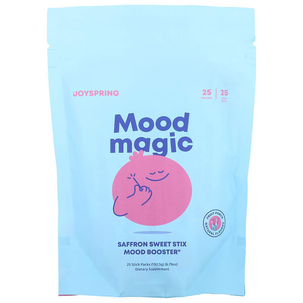 jys88985_v_2.jpg Mood Magic, фруктовый пунш, 25 пакетиков по 7,7 г — JoySpring