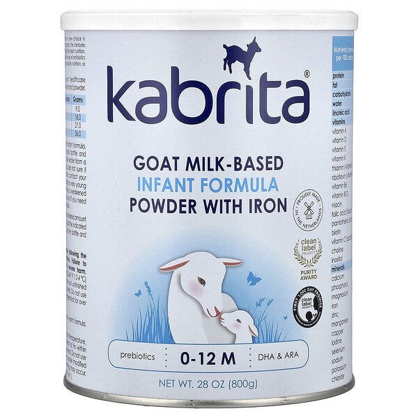 kab00002_v_10.jpg Kabrita, Goat Milk Infant Formula Powder 0-12 Months, 28 oz